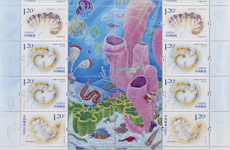 寒武纪时期的化石登上特别版邮票