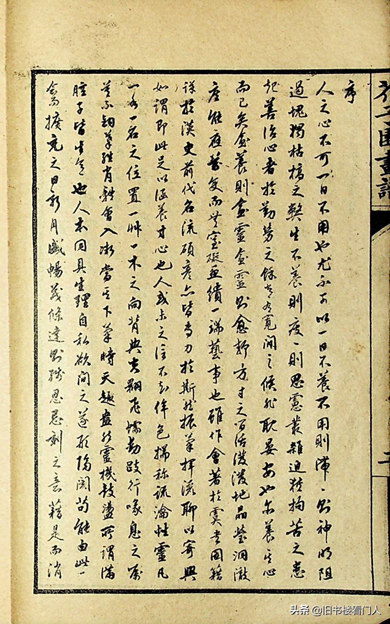 艺术类学画必修之书－《芥子园画谱·草虫花卉谱》